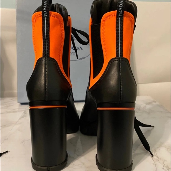 Prada Calzature Donna black leather boot - Picture 3 of 8